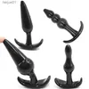 Andra trosor 4pcsilicone anal dildo ingen vibrator manlig prostata massager anal pärlor plugg g spot butt plug onani anal sex t l230518