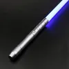 LED Light Sticks TXQSABER Lightsaber RGB Metalen Handvat 12 Kleuren Force FX Saber Voor Zware Dueling Double Connected Laser Jedi Sword Cosplay Speelgoed 230605