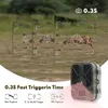 Hunting Cameras Outdoor Trail Camera 4K30FPS 30MP WiFi Game 10000mAh Rechargeable Lithium Battery Bluetooth Night Vision App Control 230603