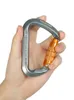 Cords Slings and Webbing Xinda Outdoor Carabiner Rock Climbing Mountain Landing 30kN High Altitude Equipment Aluminum Alloy Safety Buckle Hook 230603