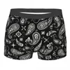 Mutande Maschile Moda Bandana Motivo Paisley Intimo Boxer Slip Morbidi Pantaloncini Mutandine