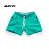 Shorts masculinos de verão casuais de secagem rápida fitness shorts masculinos shorts de praia masculinos femininos calções de banho cintura elástica sólida ginásio