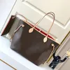 Vente en gros Designer Qualité Femme sac à main Femmes sacs à bandoulière numéro de série code de date fourre-tout classique shopping lettres de fleurs vérifiées damier avec pochette