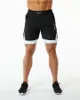 Pantaloncini da uomo estivi da uomo firmati New Muscle Fitness Brother con doppio strato Asciugatura rapida Corsa all'aperto, Assorbimento del sudore, Allenamento traspirante, Fitness