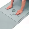 Yogamatten PU-natuurrubberen mat Platte ondersteuning Draagbare mini-hulpkussen Antislip kniekussen Meditatiehoofd Ondersteboven Sport Oefening J230506