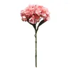 Fleurs décoratives 35cm branche d'hortensia artificielle mariée Bouquet bricolage maison fête de mariage décor Vase plantes Arrangement 1PC