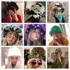 2021 Herfst Winter Vrouwen Faux Fur Bob Emmer Hoed Vos Konijn Effen Verdikte Zachte Warme Man Vissen Cap Outdoor vakantie Meisje L230523