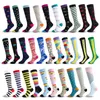 Chaussettes de sport Compression course femmes hommes genou haut cyclisme longue pression bas pour vol voyage athlétique Crossfit