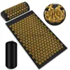 Colchonetas de yoga Masajeador Cojín Shakti Mat Colchoneta de masaje Acupresión Aliviar el estrés Espalda Dolor corporal Spike Mat Acupuntura Masaje Mat J230506