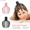 Portable Electric Octopus Claw Scalp Massager Hands Free Therapeutic Scratcher Relief Hair Stimulation Rechargable Stress L230523