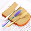 Colored Butter Knife Stainless Steel Knife Dessert