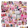 Car Stickers 100Pcs Mean Girls Us Funny Movie Creative Diy Decorative For Laptop Drop Delivery Mobiles Motorcycles Exterior Accessori Dhody