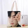 イブニングバッグカスタムEunwoo Tote Shopping 30x35cmバッグ再利用可能なハンドバッグ女性ショルダークロスポーチFoldable 0104