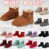 أحذية الأطفال 3352 Snow Australian Boots Warm Choilers Uggly Boys Boys Trainers Leather Designer Sneakers Youth Winter Winter Footwear Boot