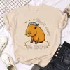 レディースTシャツCapibara Capybara TシャツデザイナーサマーTシャツメンズY2K 2000S日本の服p230603