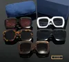 Fashion designer sunglasses board square large frame men's and women's cycling glasses UV resistant sunglasses 6006
