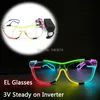 LED Light Sticks Colorful Neon Glasses Glowing Flashing Rave Party Luminous Toys For Adult Children Supplies 230605