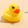 Party Favor Fashion Bath Water Duck Toy Baby Small Duck Toy Mini Yellow Rubber Ducks Children Swimming Beach Gifts Q169