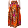 Etnische Kleding In Voorraad Vrouw Lange Maxi Rok Voor Vrouwen Afrikaanse Dashiki Bazin Riche Robe Longue Femme Plus Size natuurlijke Wy117