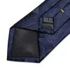 Laços Azul Paisley Casamento Formal Seda Para Homens Acessórios Negócios 8cm Gravata Pescoço Lenço Abotoaduras Atacado Gravata