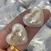 Роскошная буква C Дизайнер серьги Ccity Studing for Lady Women Party Jewelry жемчужные золотые серьги свадебная обручальная женщина подарок 8934