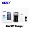 NIEUWE Versie Authentieke XTAR VC2 Intelligente Universele Smart Battery Charger Lithium Batterijen Dual 2 Slots USB Snel Opladen Voor Li-ion Ni-MH 18650 21700 20700 VC2SL