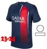 Camisas de futebol MBAPPE 2023 2024 HAKIMI SERGIO RAMOS VERRATTI DANILO PSGS SANCHES 22 23 24 Maillots Homens Crianças Kit Conjuntos Uniforme Enfants Camisa de Futebol S-2XL