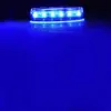 Nova luz lateral de caminhão 8pcs azul 12V 6led luz de sinalização de caminhão ferramenta de carro acessórios exteriores do carro lâmpada de sinalização