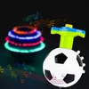 LED Light Sticks Toy Spinning Top Flash Luminous Tops Colorful Ejection Flashing Led Gyroscope Children Classic Toys 230605