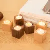 Kerzenhalter aus Holz, Kerzenständer, Teelicht, geometrisch, Moro-Leuchtturm, Heimdekoration, Zubehör, modern, nordisch, Mumluk-Regime Z70