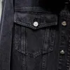 Männer Jacken 2023 Herbst und Winter Hohe Qualität Baumwolle Denim Jacke Männer Casual Einfarbig Revers Jeans Herren