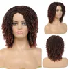 13Inch Afro Braided Wig Voluminous Curly Explosion Hair De nombreux styles Perfectionnez votre look Ajoutez une touche de glamour à votre style