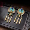 Medieval Style Retro ear studs female elegant personality palace style earrings elegant temperament vintage earrings E371