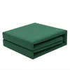 Couette verte en coton en forme de dortoir pour lit simple avec noyau personnalisable