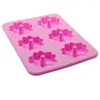 Stampi da forno Stampo per torta fai-da-te 6 Fiori Stampi per sapone fatti a mano in silicone Stampo per gelatina di fiori di ciliegio per strumenti