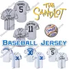 The Sandlot Jerseys Mike Vitar Benny The Jet Rodriguez #30 Coa Squints #5 Alan Yeah-Yeah #11 Moive Baseball Jersey