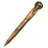 Vintage Fufiwen Elephant Ballball Pen Red Copper Metal Gift for Notebook Journal Head Cap Delicate Signature
