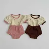 Kleidungssets Startist Sommer-Baby-Set mit Blumen-T-Shirt und Pumphose, 2-teilige Anzugkleidung