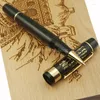 Jinhao Black Golden Metal Long March Clip Roller Ball Pen Professional Writing JRP011