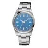 Roex obserwuje wysokiej jakości ELOJ hombre para Montre 36mm 41mm 2813 ruch 904L Stal nierdzewna pasma obserwacyjna Kluczowa klamra gładka ramka Wodoodporna niebieska tarcza