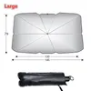 Umbrellas 125/145cm Car Windshield Sunshade Umbrella UV Protection Auto Front Window Cover Shading Protector Accessories