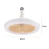 Потолочный вентилятор 30 Вт с лампой E27 Base Base Silent Light Fan Light Home Chill Home люстры 3 -скоростные вентиляторы для спальни