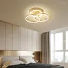 Lustres led modernos luxo lustre dourado lâmpadas para estudo sala de estar quarto design redondo luzes deco iluminação luminária ac 90-260v