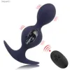 Fabric Remote Control Anal Plug Male Butt Plug Vibrating Prostate Massager Anal Bead Vibrator Anal Sex Toy for Woman Man Masturbation Cup Adult Equipment L230518