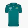 Aston Martin F1 Tshirt Team Spanish Racing Driver Fernando Alonso 14 e Stroll 18 Polo oversize23ess