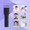 Hårtrimmer Enchen Boost Hair Clippers for Men Children Family Använda laddningsbart trådlöst hårtrimmer Portable Electric Haircut 230613