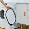 バスルームシンク折りたたみプラスチックバケツホームバスルーム製品大型洗濯バスケット服の収納バケツキャンプ屋外旅行ポータブルバケツ230605