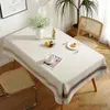 Table Cloth New Elegant Light Luxury Modern Style Anti-fouling Coffee Table Rectangular Cloth High-end Restaurant R230605