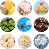 126 Boşluk Kare Silikon Kalıp Mini Şeker Candy Sıkıştırılmış Ice Cube Jelly Truffles Pralines Ganache Kalıplar Kek Dekorasyon Araçları