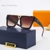 Gafas de sol de diseñador Sunglass para hombre para mujer Summer Drive Gafas de sol Mujer Retro Square Polarized Eyewear Luxury With Box Eyeglasses